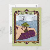 Wave_A_はがきに乗る ポストカード (正面/裏面)