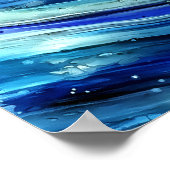 Wave Abstraction by Fiona ポスター (角)