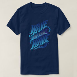 Wave After Wave | 海の青い夏 Tシャツ