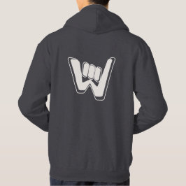 Wave and Walk Off-White Logo Essential Hoodie パーカ