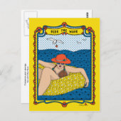 Wave_B_はがきに乗る ポストカード (正面/裏面)