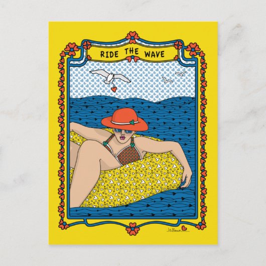 Wave_B_はがきに乗る ポストカード (正面)