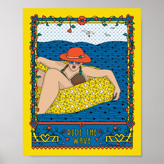 Wave_B_8x10ポスターに乗る ポスター (正面)