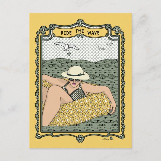 Wave_C_はがきに乗る ポストカード (正面)