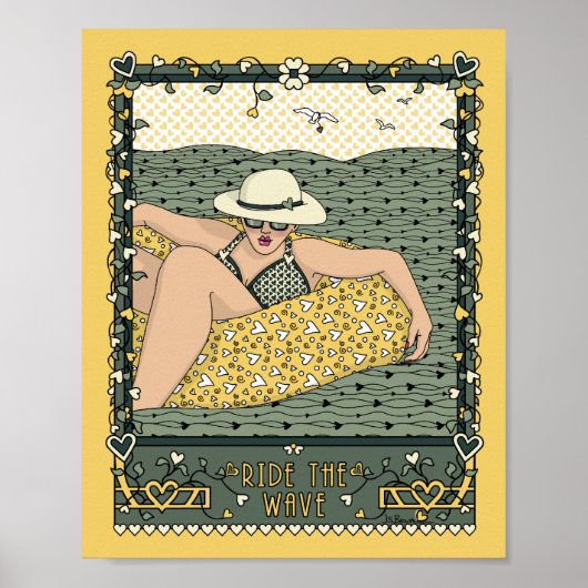 Wave_C_8x10ポスターに乗る ポスター (正面)