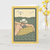 Wave_C_Greetingに乗る カード (黄色い花)