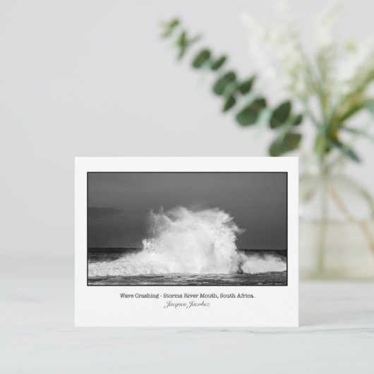 Wave Crashingのはがき ポストカード (スタンド正面)