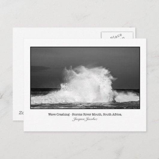 Wave Crashingのはがき ポストカード (正面/裏面)
