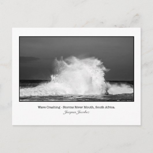 Wave Crashingのはがき ポストカード (正面)