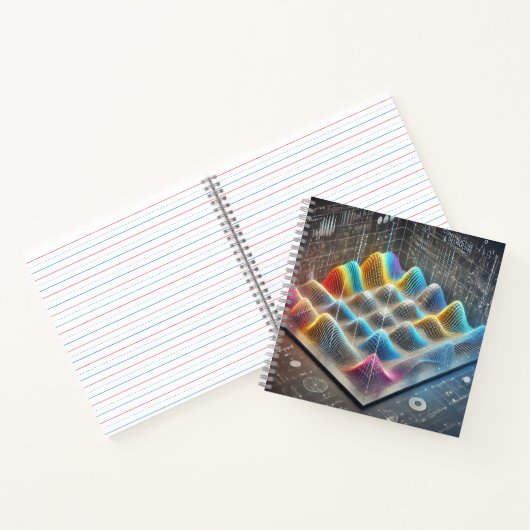 Wave Interference Book Cover Vibrant Physics  ノートブック (内部)