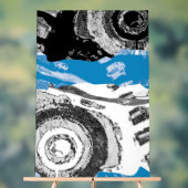 Wave Mechanism – Custom 20" x 30" Acrylic Sign アクリルサイン (ニュートラル)