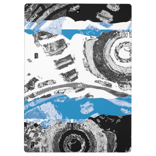 Wave Mechanism – Custom Clipboard (Bright White) クリップボード (裏面)