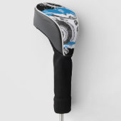 Wave Mechanism – Custom Golf Head Cover (Driver, ゴルフヘッドカバー (アングル)