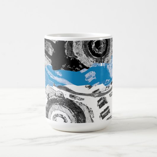 Wave Mechanism – Custom Mug (11 oz, Ceramic, Dishw コーヒーマグカップ (中央)