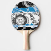 Wave Mechanism – Custom Ping Pong Paddle Regul. 卓球ラケット (正面)