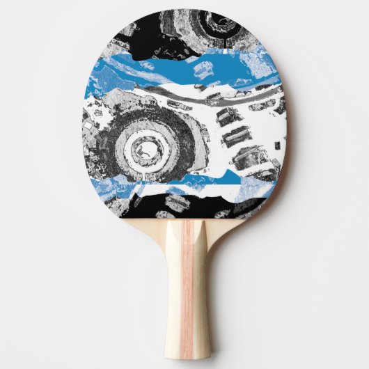 Wave Mechanism – Custom Ping Pong Paddle Regul. 卓球ラケット (正面)