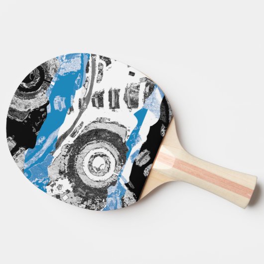 Wave Mechanism – Custom Ping Pong Paddle Regul. 卓球ラケット (横)