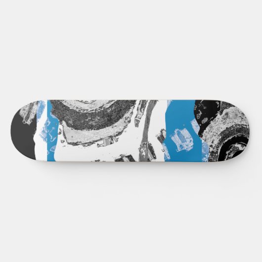 Wave Mechanism – Custom Skateboard (7.75" Deck) スケートボード (横)