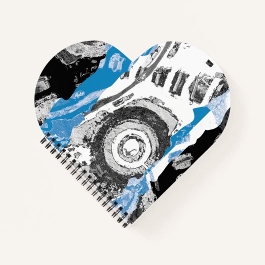 Wave Mechanism – Custom Spiral Notebook 8.5" x 11 ノートブック (正面)