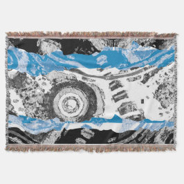 Wave Mechanism – Custom Throw Blanket (50" x 60") スローブランケット