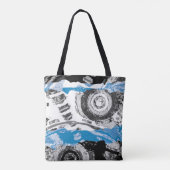 Wave Mechanism – Custom Tote Bag (Medium, Shoulder トートバッグ (裏面)