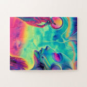 Wave music, the 80s styled Surreal landscape ジグソーパズル (横)