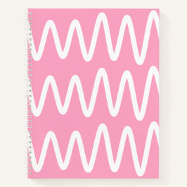 Wave No. 3 - Notebook (Flamingo Pink) ノートブック