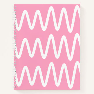 Wave No. 3 - Notebook (Flamingo Pink) ノートブック