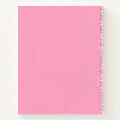 Wave No. 3 - Notebook (Flamingo Pink) ノートブック (裏面)