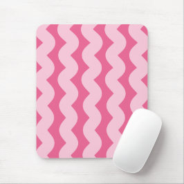 Wave No. 4 - Mouse Pad (Hot Pink) マウスパッド