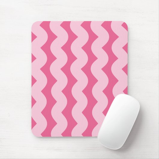 Wave No. 4 - Mouse Pad (Hot Pink) マウスパッド (マウス)