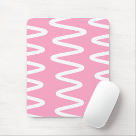 Wave No. 6 - Mouse Pad (Flamingo Pink) マウスパッド