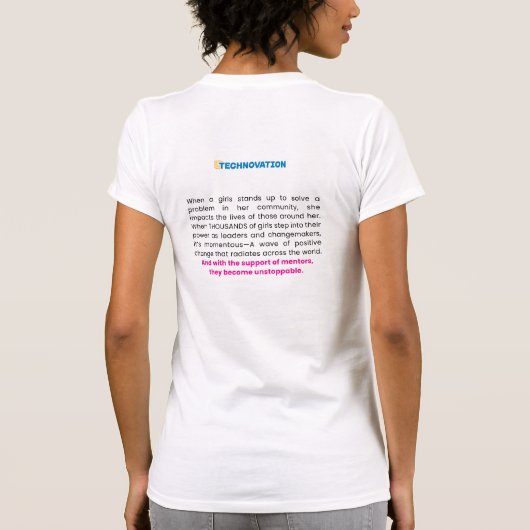 Wave of Change World Map T型 Tシャツ (裏面)