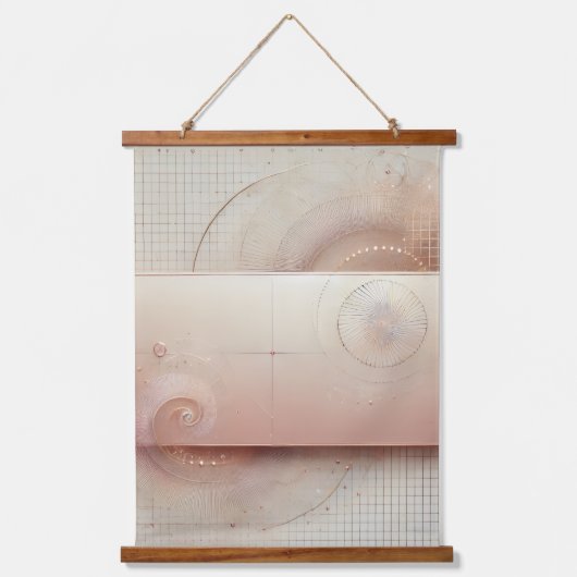 Wave of Form 吊り下げ型タペストリー (正面)