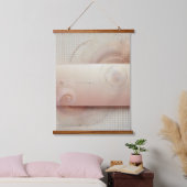 Wave of Form 吊り下げ型タペストリー (寝室)