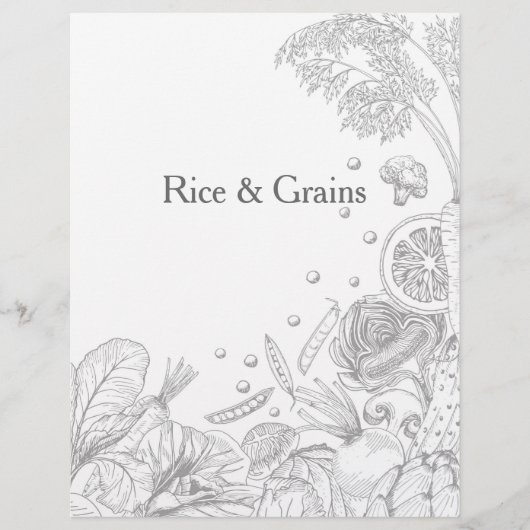 Wave of Veggiesグレー – レシピカテゴリ (正面)