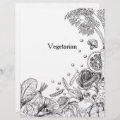 Wave of Veggiesブラック – レシピカテゴリー (正面/裏面)