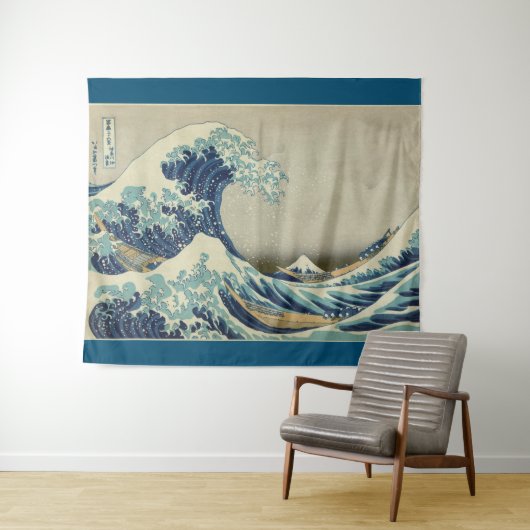 Wave off Kanagawa素晴らし by Hokusai GalleryHD タペストリー (インサイチュ(横))