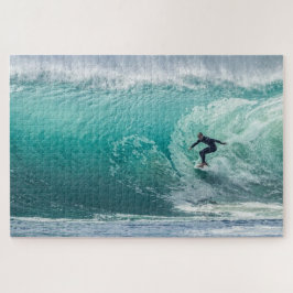 Wave, Surfer, Beautiful Landscape Jigsaw Puzzle ジグソーパズル