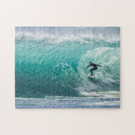 Wave, Surfer, Beautiful Landscape Jigsaw Puzzle ジグソーパズル
