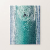Wave, Surfer, Beautiful Landscape Jigsaw Puzzle ジグソーパズル (縦)