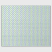 Wave Weave in Slate and Green ラッピングペーパー (フラット)