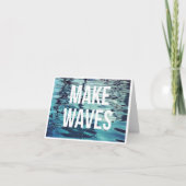 Wavesノートカー空白のドの作成 カード (正面)