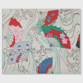 Waves日本のヴィンテージパターン ラッピングペーパー (フラット)