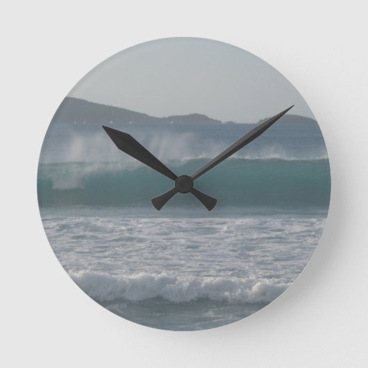 WAVES ラウンド壁時計 (正面)