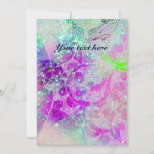 WAVES、明るい紫色の緑の青いピンクの金ゴールドが輝く (正面)