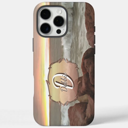 Waves and Boulders 0893 Case-Mate iPhoneケース (裏面)