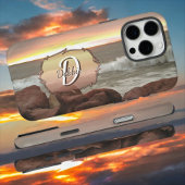 Waves and Boulders 0893 Case-Mate iPhoneケース