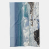 Waves In Maui, Hawaii Landscape キッチンタオル (縦)