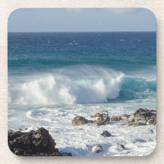 Waves In Maui, Hawaii Landscape コースター (正面)